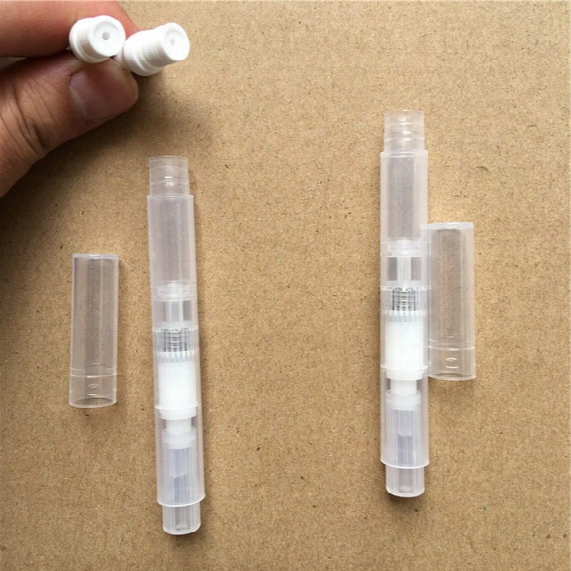 2ml Plastic Syri Nge Ceramic Tip For Thick Oil Cartridge Glass Cartridge Thick Oil Tank Clear Color 50pcs Moq Free Shipping