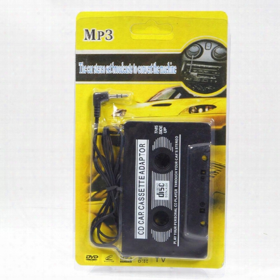 3.5mm Universal Car Audio Cassette Tape Adapter Audio Stereo For Mp3 Player Phone