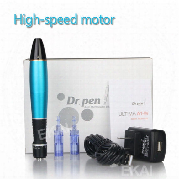 A1-w Dr. Pen Derma Pen Auto Microneedle System Adjustable Needle Lengths 0.25mm-3.0mm Electric Derma Dr.pen Stamp Auto Micro Needle Roller