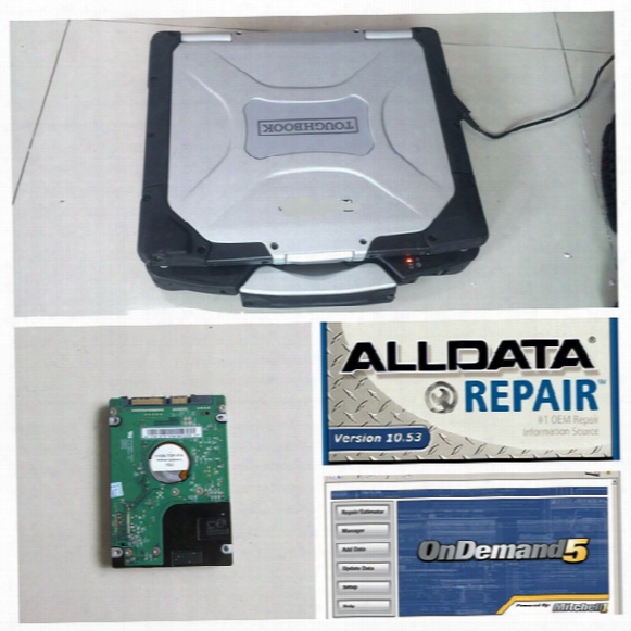 Auto Car Repair Software V10.53 All Data Alldata And Mitchell On Demand 2015 1tb Hdd In Cf-30 Toughbook 4gb
