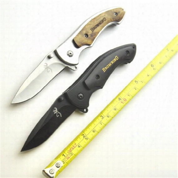 Browning Knife Survival Outdoor Knives Edc Tool 5cr13mov Blade With Wood Handle Camping Pocket Knife Ourdoor Edc Knives 337
