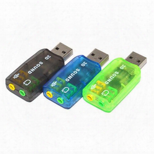 Cm108 Usb Sound Card Usb Audio 5.1 External Usb Sound Card Audio Adapter 3.5mm Mic Speaker Audio Interface For Laptop Pc Micro Data