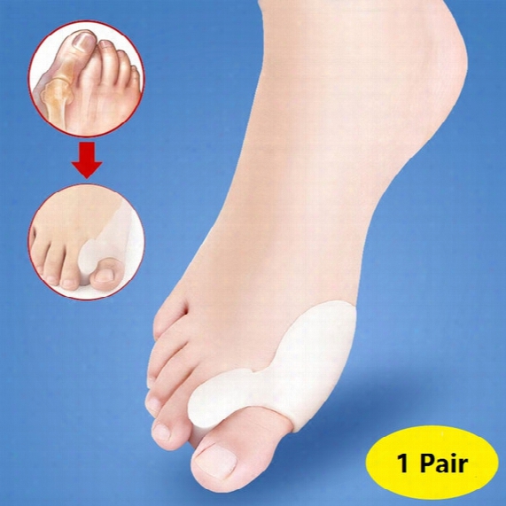 Dhl Free Shipping Toe Hallux Valgus Corrector Silicone Gel Spreader Feet Care Toe Separator Bunion Guard Toe Stretcher Straightener