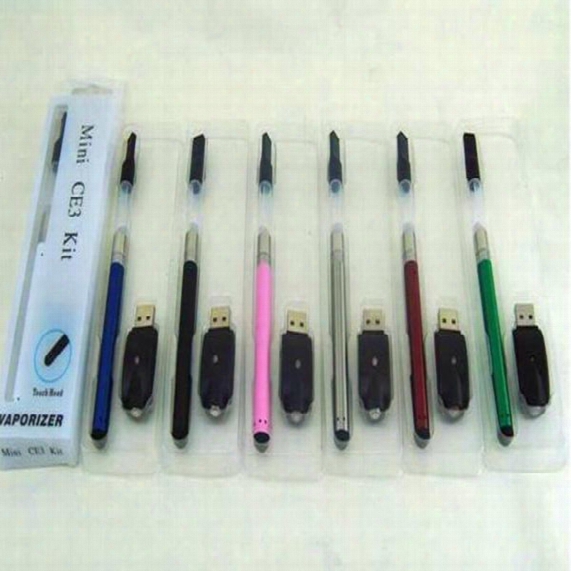 Electronic Cigarette Bud Touch O Pen Ce3 Kits With 510 Thread Buttonless Battery Oil Vape Cartridges Atomizer