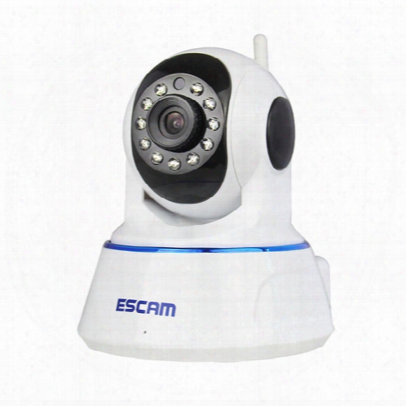 Escam Qf002 Wireless Ip Camera 720p Pan/tilt Wifi Security Support 32g Tf Card Ir-cut 10m Security Network Camera Night Vision