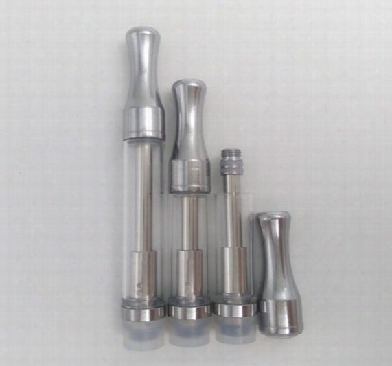 Glass Tank Bud Touch Ce3 Glass Vaporizer O-pen Cartridge Flat Round Mouth Pieces 0.5ml 1.0ml Glass Vaporizer Cartridge