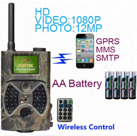 Hc300m 12mp 940nm No Glow Trail Cameras Mms Gprs Digital Scouting Hunting Camera Trap Game Cameras Night Vision Wildlife Camera
