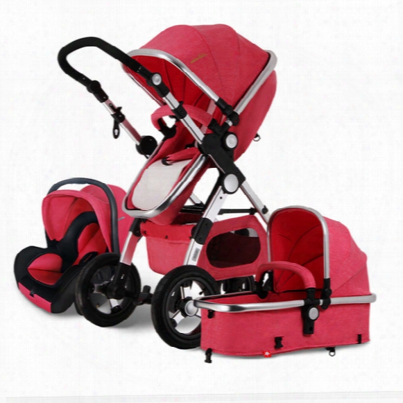 High  Landscape Foldable Lightweight Baby Stroller,portable 3 In 1 Baby Stroller,baby Pram Pushchairs Baby Carriage,bebek Arabasi