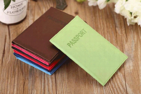 Hot Sales Passport Wallets Card Holders Cover Case Protector Pu Leather Travel 10 Colors 14.2*9.8cm Eg7 Free Shipping