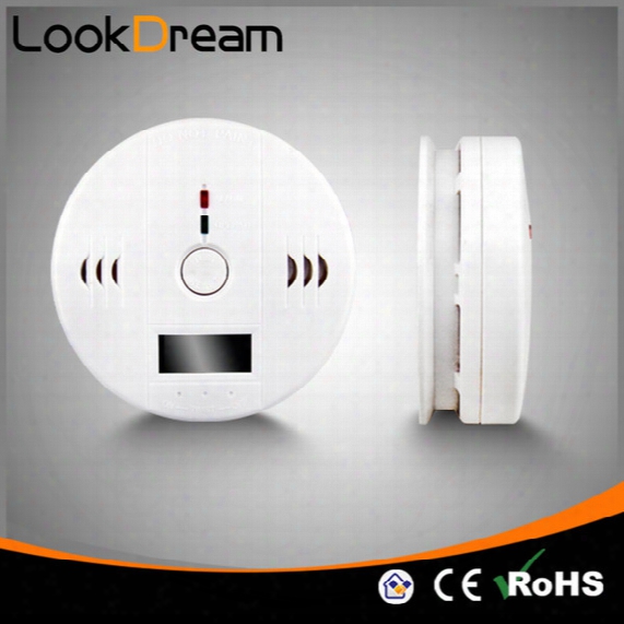 Lookdream Home Security Carbon Monoxide Detector Co Alarm With Screenshow Include Batteries Protect Life High Quality