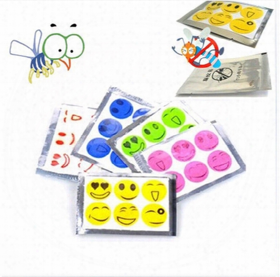 Mosquito Repellent Patch Smiling Face Drive Midge Mosquito Killer Cartoon Anti Mosquito Repeller Sticker