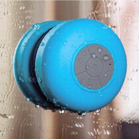 New Portable Waterproof Wireless Bluetooth Speaker Shower Car Handsfree Receive Call & Music Suction Phone Mic Promotion