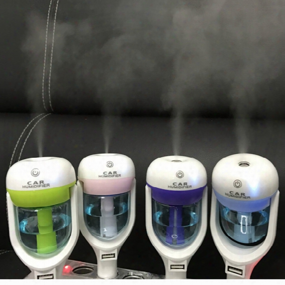 New Upgrade Car Humidifier With Usb Charger Auto Car Air Purifier Aroma Diffuser Mini Aromatherapy Humidifier B868