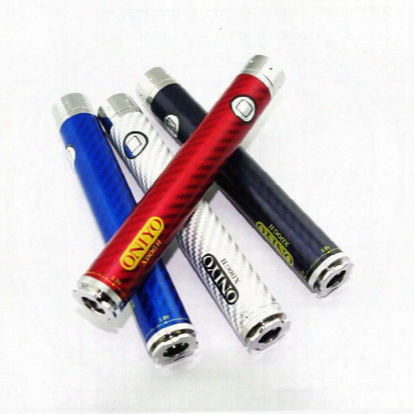 Originl Oniyo Xdog Ii Battery 2200mah Variable Voltage New And Popular Carbon Fiber Tube Battery Huge Vaporizer Vs Vision Spinner 2 Battery