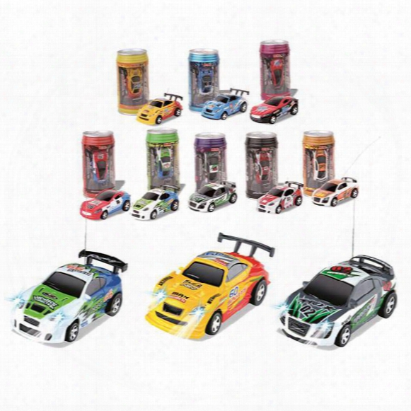 Radio Control Vehicles Micro Racing Car Coke Can Mini Speed Rc Radio Remote Control Micro Racing Cars