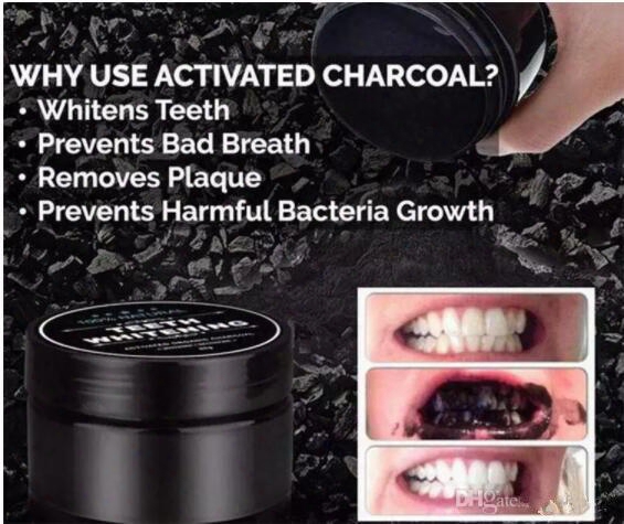 Teeth Whitening Powder Nature Bamboo Activated Charcoal Smile Powder Decontamination Tooth Yellow Stain Bamboo Toothpaste Oral Care 3006006