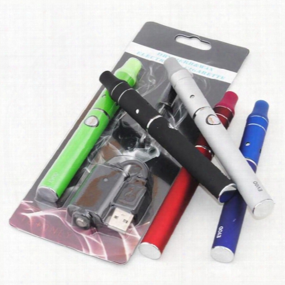 Vape Ago G5 Vaporizer Pen Vaporizer Vape Evod Blister Pack Dry Herb Wax E Cig Pen Cartridges Wax Pen Dhl Free Shipping