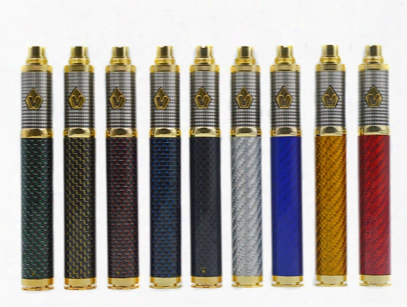 Vision Carbon Spin 3 Vision Spin Iii Carbon Fiber 3.3-4.8v 1650mah Ego Variable Voltage Battery Tesla Spider Battery Ego Atomizer