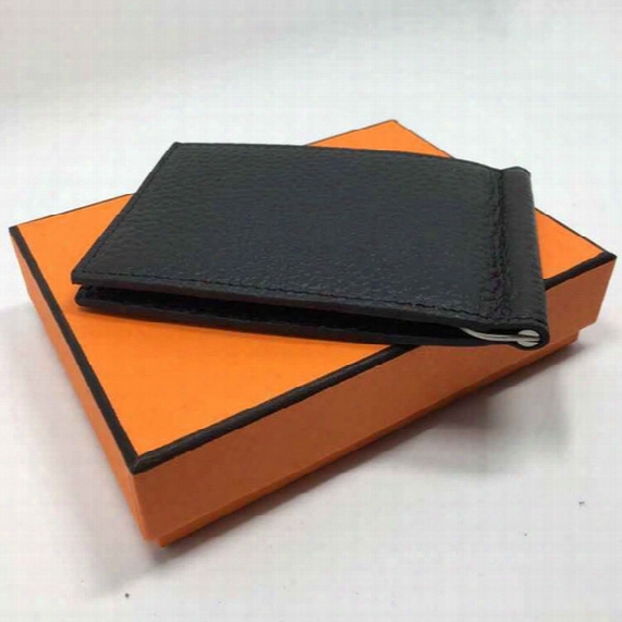 Wallet For Credit Cards Mens Wallet Leather Genuine High Quality Wallets With Card Holder Money Clip 2017 New Men's Purse Small Vallet
