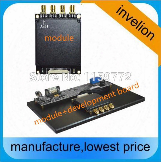 Wholesale- 865-868mhz Impinj R2000 Long Range Uhf Rfid Module Passive Fixed Rfid Uhf Reader+free Dogbone Rfid Lable For Timing System