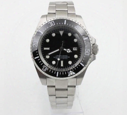 Wholesale Christmas Gift Luxury Brand Automatic Top Brand Dweller Sea Brand Stainless Steel Black Dial Mens Mechanical Watches