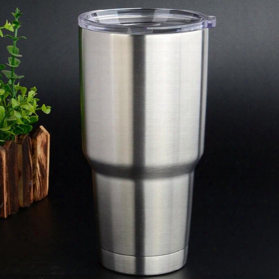 With Box With Lid 12oz/20oz/30oz Vacuum Insulated Vacumm Bottle Mugs Insulated Stainless Steel Car Beer Cup