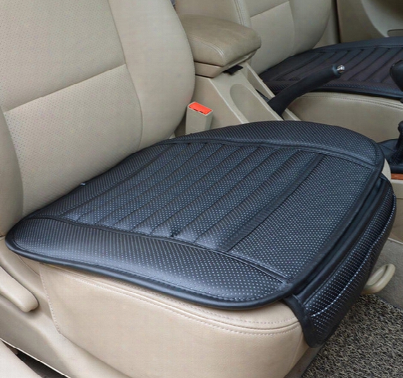 2016 Summer Car Leather Bamboo Charcoal Cushions Car Ceat Covers Car Seat Cushion Pad Monolithic Ice Silk Cushion Ceat Pads