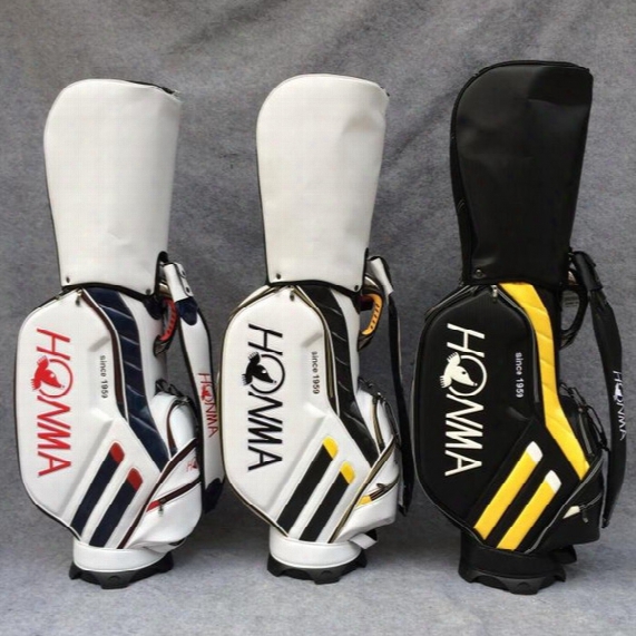 2017 New Golf Bags 3 Colors Honma Golf Cart Bags High Quality Pu Clubs Golf Equipment
