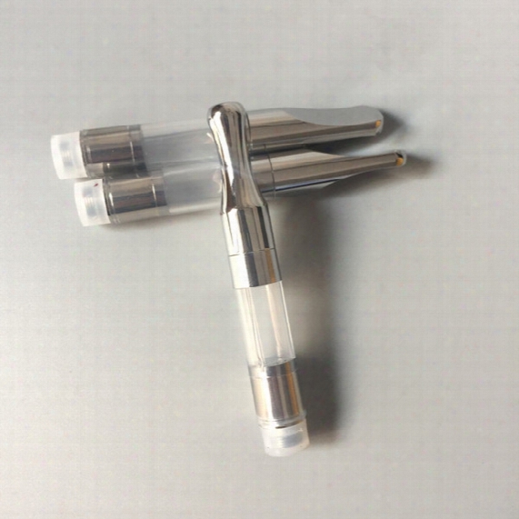 2017 New Thick Oil Vape Pen Cartridge With Metal Tip 510 Oil Vaporize Cartridge Ceramic Coil Co2 Cartridge E Cigarette Atomizer