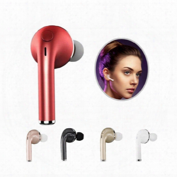 2017 V1 4.1 Wireless Bluetooth Earphone With Mic Music Handsfree Car Driver Headset Stealth Earbuds For Iphone 7 8 Plus With Retail Box