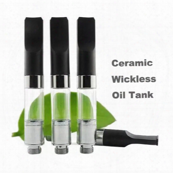 510 Oil Cartridges .5ml 1ml Ceramic Coil Ceramic Wickless Ce3 Oil Vapes Cartridge Refillable 510 Touch Pens Oil Tank Cartridge Vapor