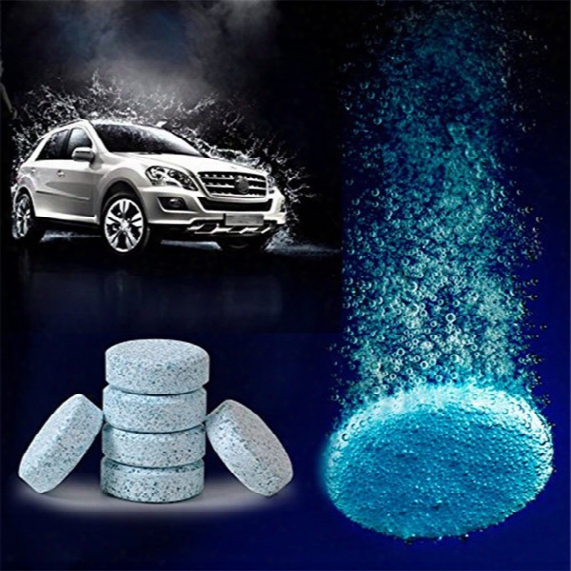 6pcs/lot Car Windshield Compact Glass Washer Clean Cleaner Effervescent Tablets Detergent Solid Wiper Highly Recommend