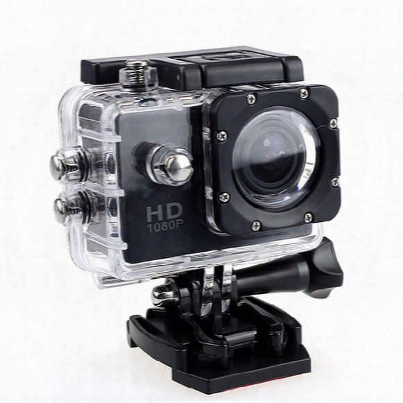 Action Camera 2 Inch Lcd Screen 1080p Helmet Sports Dv Video Car Cam Dv Action Waterproof Underwater 30m Camera Camcorder
