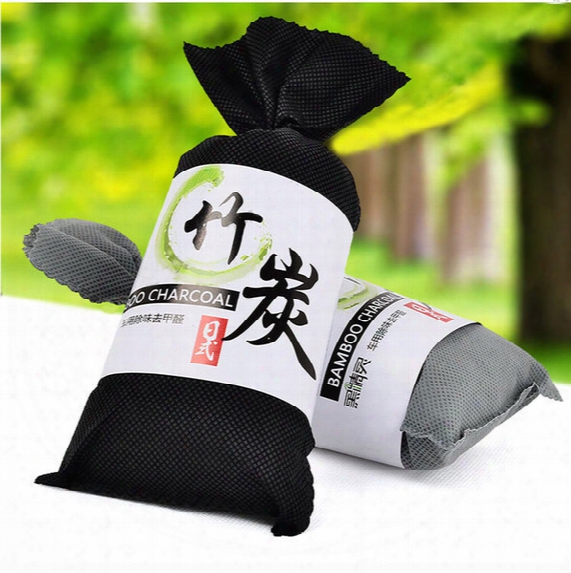 Bamboo Charcoal Sachet Car Air Freshener Tune Filter Anti - Microbial Deodorant Odor Absorber Bag 100g Of Bamboo Activated Carbon In Each Bag