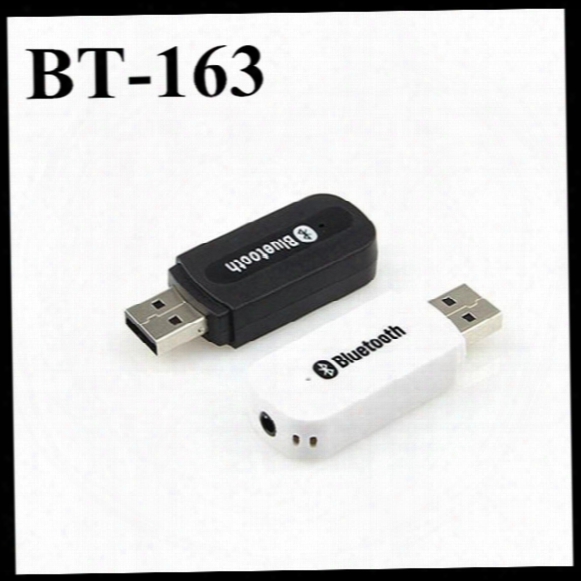Bt-163 Bluetooth Receiver Usb Wireless Bluetooth 3.5mm Music Audio Car Handsfree Receiver Adapter Bluetooth 2.1 Usb Audio Music Receiver
