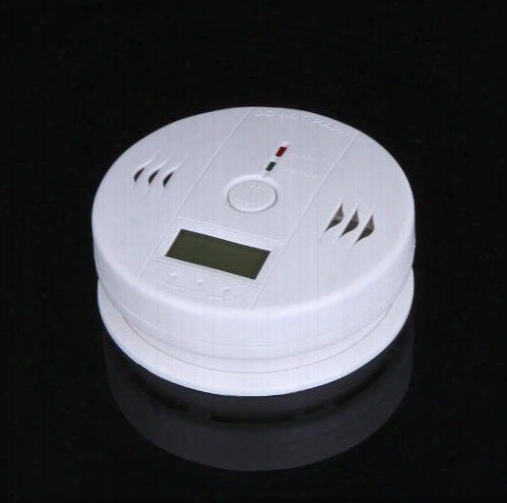 Carbon Monoxide Detector & Cog As Sensor Alarm Accurate Indepedent Lcd Digital Display Voice Prompt For Home Security