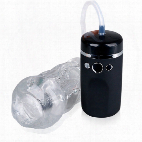 Electric Pumping Shock 2016 New Male Masturbator Auto Suction And 10 Vibrations For Masturbation Sex Toy For Men