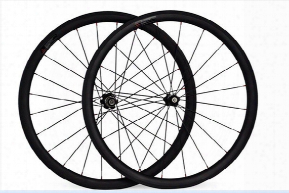 Free Shipping Carbon Wheels Road 38mm Clincher Wheels 700c Width 23mm Carbon Powerway R13 Hubs Bike Road Bicycle Wheelste