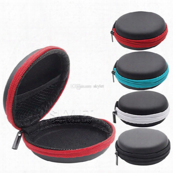 High Quality Earphone Storage Carrying Bag Earpphone Earbud Case Cover For Usb Cable Key Coin Mini Zipper Case 100pcs Without Package