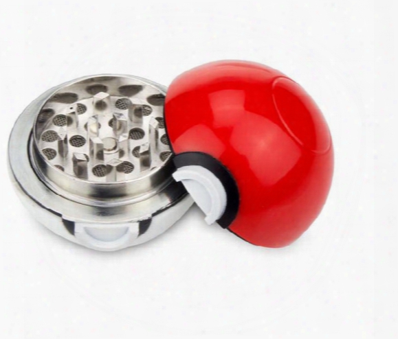 Hot Newest Game 3 Layers Metal Alloy Crusher Cartoon Poke Grinder Mini Herbal Tobacco Hand Muller Herb Grinder Free Shipping