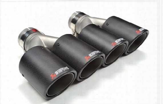 Inlet51/54/57/60/63mm Outlet89/101mm For Ak Akrapovic Carbon Fiber Exhaust Tip Exhaust Pipe Muffler For Bmw