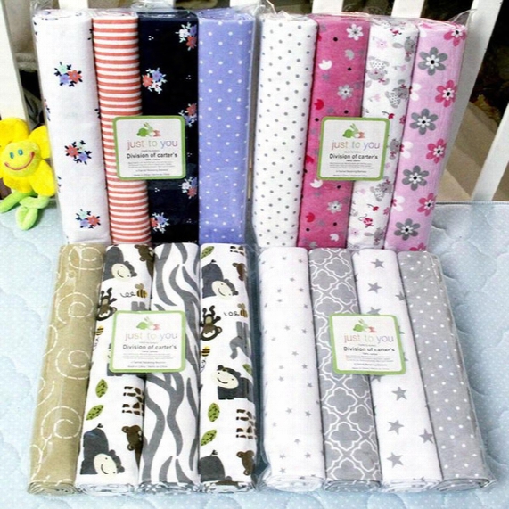 Newborn 100% Cotton Blanket Infant Cartoon Aden Anais Muslin Blanket Swaddle Cobertor Toddler Blanket 102*76 Cm/40*30inch Fedex Ups Free