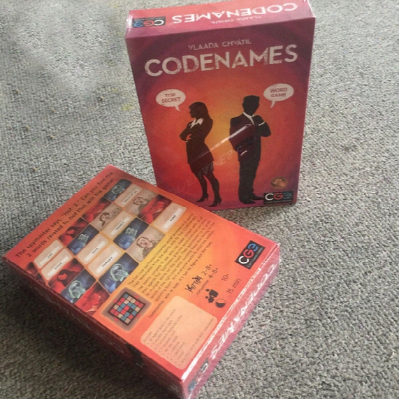 Newest Codenames Party Game Funny Games For Adults Social Word Game A Simple Promise And Challenging Game Trading Card Games Cca6634 12pcs