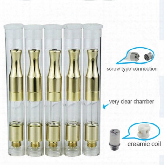 Newest Full Ceramic Wickless Cartridge Vaporizer 510 O Pen Ce3 Vape E Cig Cigarettes Atomizer Dhl-int03