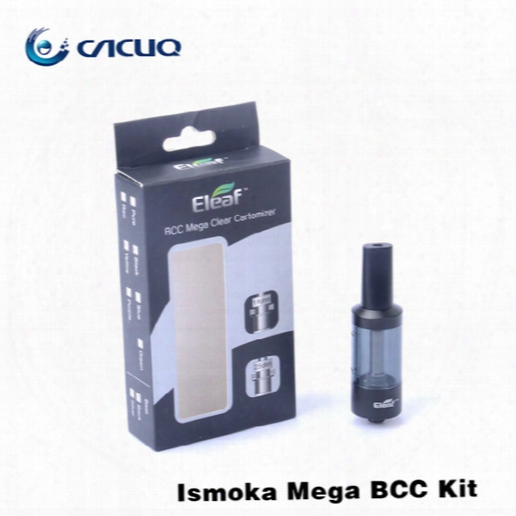 Original Eleaf Mega Bcc Kit E Cigarette Atomizer With Mega Bcc Base Body Cartomizer Head Bcc Mouthpiece Rebuildable Vaporizer Mini