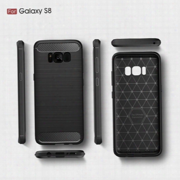 Phone Bag Cases For Samsung Galaxy S8 Galaxy S8 Plus Carbon Fiber Heavy Duty Armor Case For Galaxy S7edge S7 S6edge S6