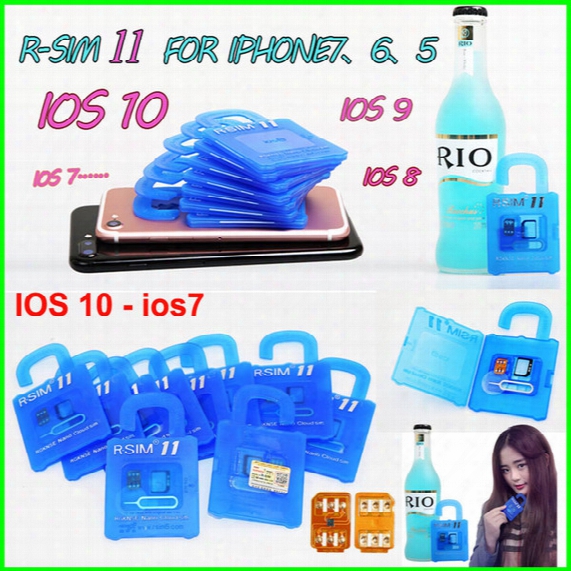 R-sim 11 Unlock For Iphone 7 6s 6plus Cdma Srpint Au Sb Unlocking Card Ios10 Ios9 Ios8 4g 3g Rsim 11 R-sim11 Rsim 11 Ios7-10.x