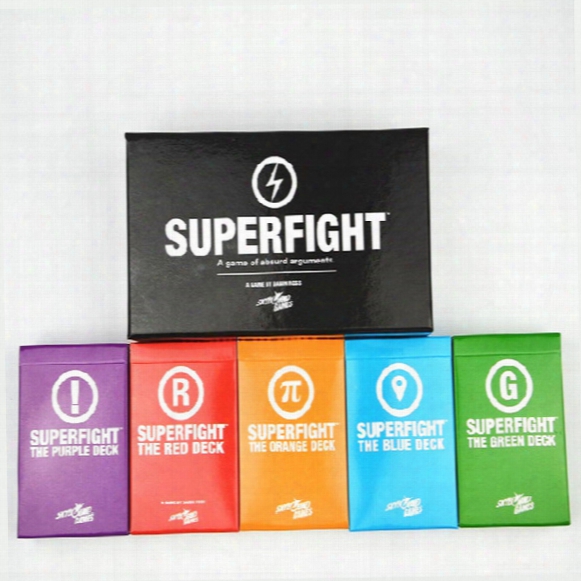 Superfight Cards Game And The Superfight Expansion Pack Red Blue Orange Purple Green The Card Game Core Card Deck Cards Of Humanity Classic