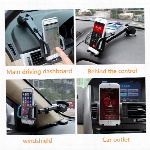 Universal Car Phone Holder Sucker Mount Windshield Holder For Car Dashboard Holder Car Gps For Iphone 6 6s Plus For Samsung