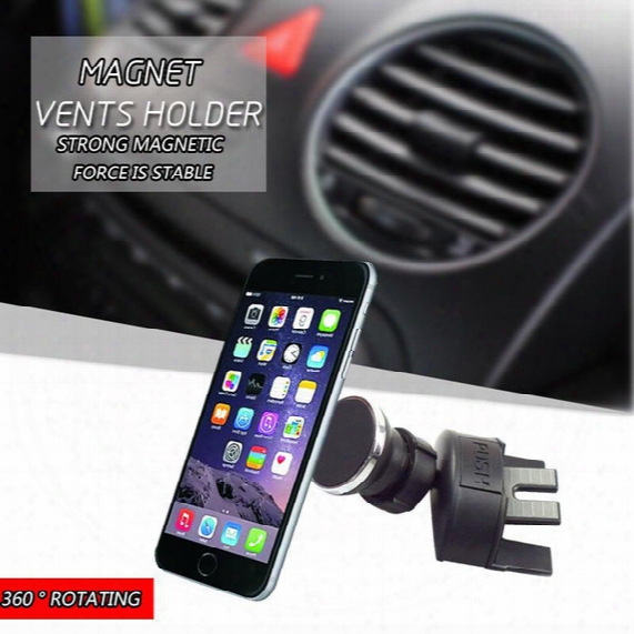 Universal Magnetic Phone Holder Cd Slot Mount Car Air Vent 360 Degree Rotating Magnet Phone Stand